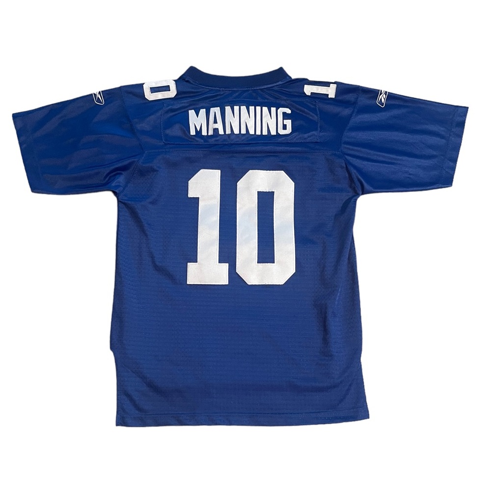 Reebok NFL New York Giants Eli Manning #10 Jersey Size Kids Large 14-16